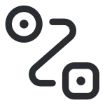 Routing 2 SVG Icon